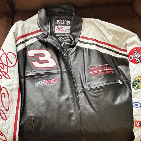 Wilsons Leather Racing Patch Jacket - Picture 5 of 5